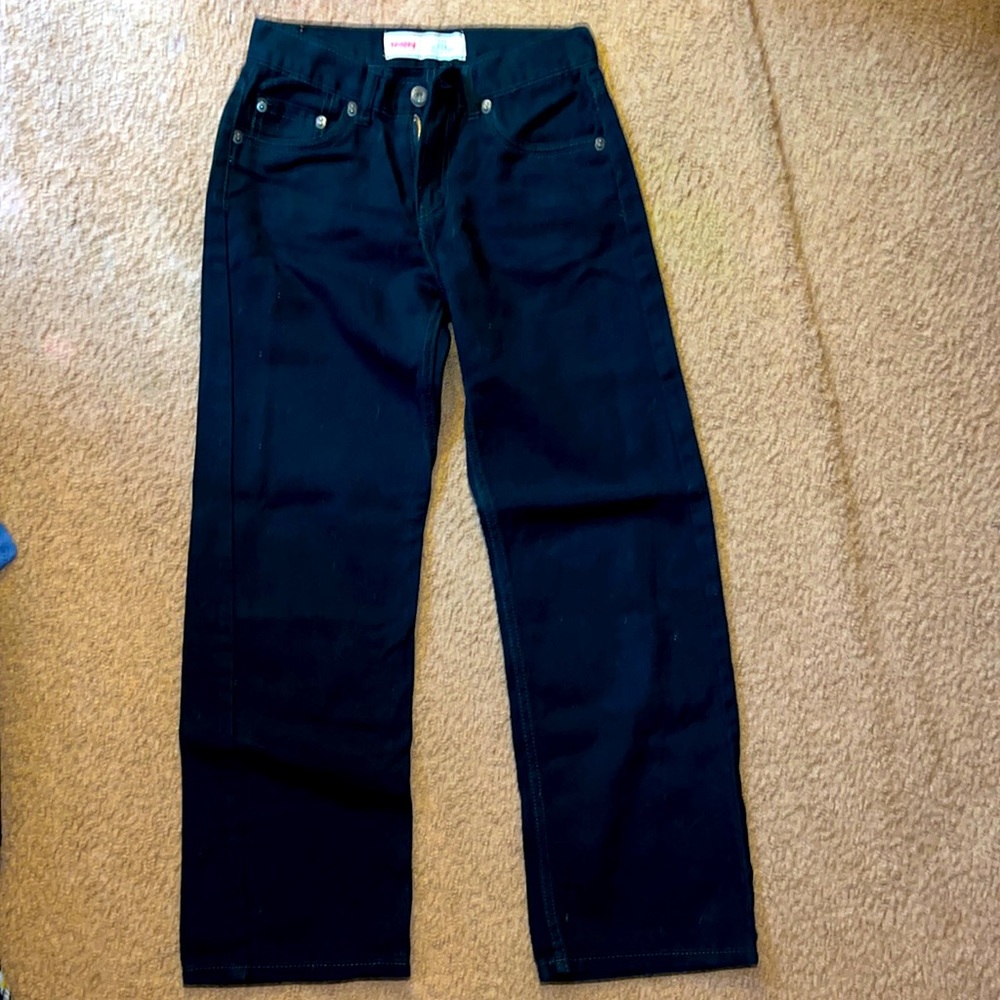 Levi’s 550 girls Size 14slim W 25 L 27 Color black